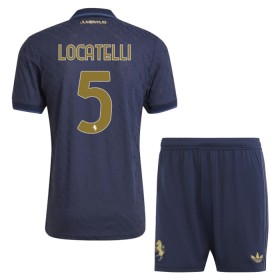Juventus Locatelli 5 Alternativní 2024-25 - Dětské Fotbalové Dresy (S/S)
